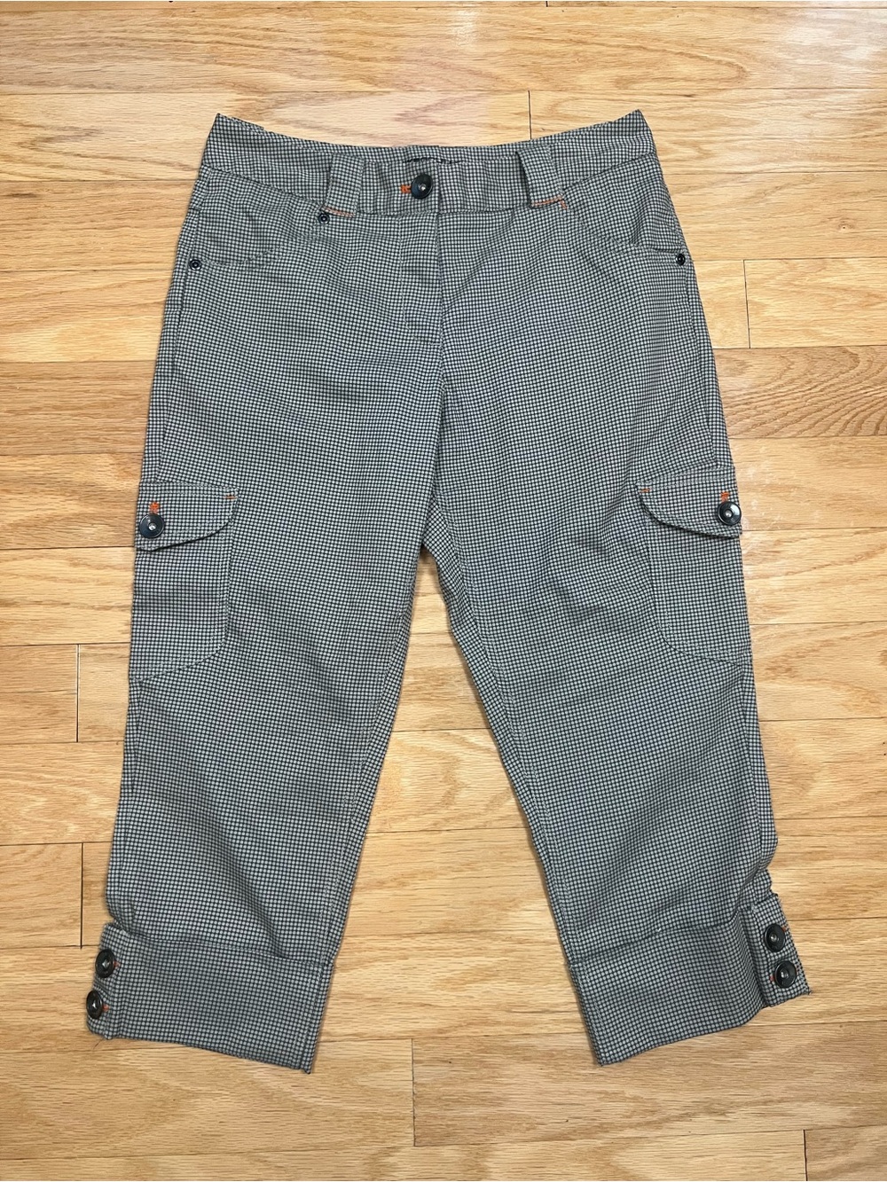 NWT Nike Golf Women’s Houndstooth Cropped Capri Cargo Pants - Picture 3 of 15